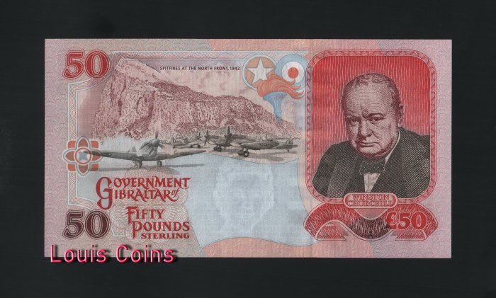156-2 B156-GIBRALTAR-2006直布羅陀紙幣,50 Pounds Sterling(B)
