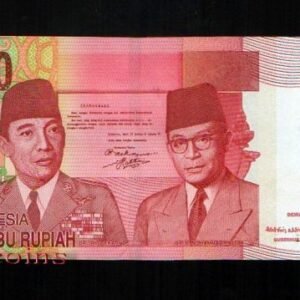 158-1 B158-INDONESIA--2004印尼紙幣100.000 Rupiah(240)