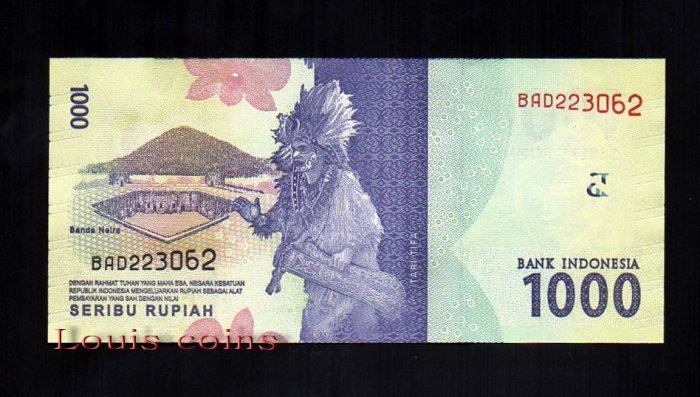 B160-INDONESIA--2016印尼1.000 Rupiah(1007)