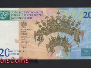B161-POLAND-2017波蘭紀念紙幣,20 Złotych含冊