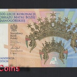 B161-POLAND-2017波蘭紀念紙幣,20 Złotych含冊