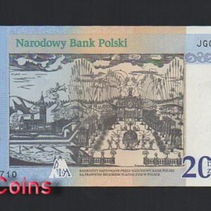 B161-POLAND-2017波蘭紀念紙幣,20 Złotych含冊