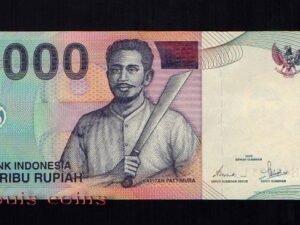 162-1 B162-INDONESIA-2000印尼紙幣1.000 Rupiah(938)
