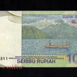B162-INDONESIA-2000印尼紙幣1.000 Rupiah(938)