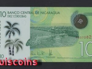 B163-NICARAGUA-2014 & 2019尼加拉瓜塑膠紙幣,10 Cordobas(688)