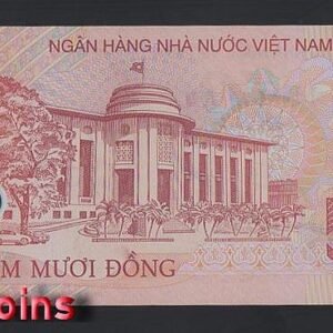 164-2 B164-VIETNAM-2001越南塑膠紀念紙幣-50 Ðồng含冊
