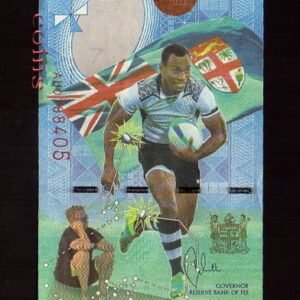 175-1 B175-FIJI--2016斐濟橄欖球奧運金牌紀念鈔7 Dollars(304)