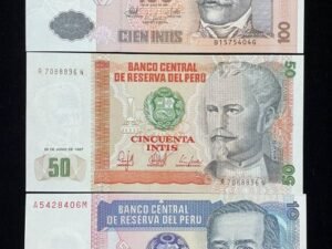 B176-PERU-1985-91祕魯紙幣-11張(O)
