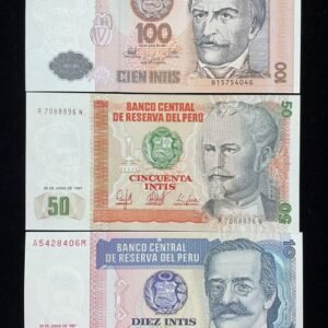 176-1 B176-PERU-1985-91祕魯紙幣-11張(O)
