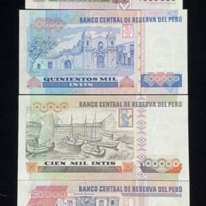 176-5 B176-PERU-1985-91祕魯紙幣-11張(O)
