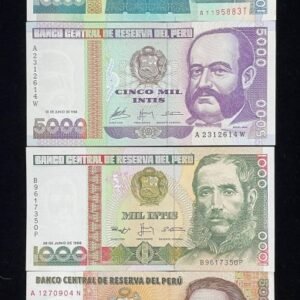176-6 B176-PERU-1985-91祕魯紙幣-11張(O)