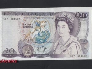 B177-GREAT BRITAIN-ND (1970-1991)英國紙幣-20 Pounds(B)