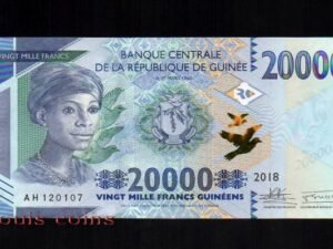 B178-GUINEA--2018幾內亞紙幣20.000 Francs Guineens（1325）