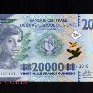 178-1 B178-GUINEA--2018幾內亞紙幣20.000 Francs Guineens(1325)