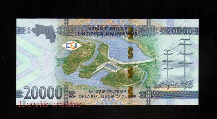 178-2 B178-GUINEA--2018幾內亞紙幣20.000 Francs Guineens(1325)