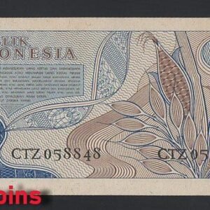 B179-INDONESIA-1961印尼紙幣2 1/2 Rupiah(B)