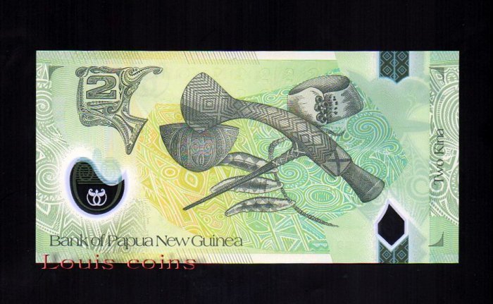 B182-PAPUA NEW GUINEA--2007-2014巴布亞新幾內亞塑膠鈔票2 Kina（173）
