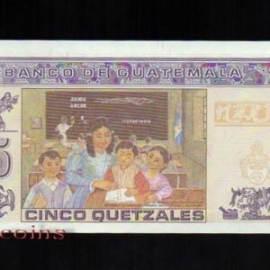 B184-GUATEMALA--2007瓜地馬拉紙幣5 Quetzales(189)