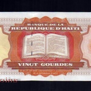 B186-HAITI--2001海地紙幣20 Gourdes（194）