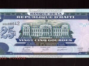 187-1 B187-HAITI--2015海地紙幣25 Gourdes(692)