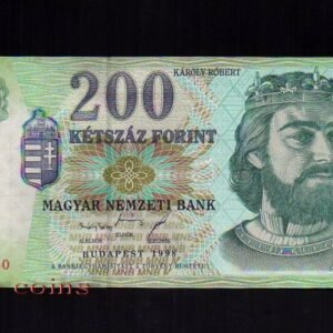 B190-HUNGARY--1998匈牙利紙幣200 Forint(481)