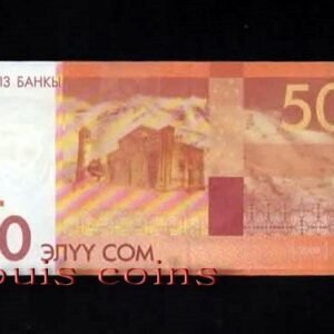 B215-KYRGYZSTAN-2009 & 2016吉爾吉斯紙幣50 Som(265)
