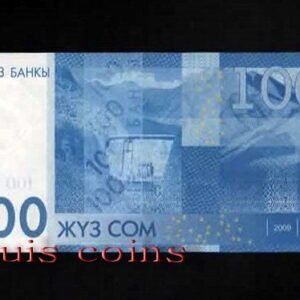 B216-KYRGYZSTAN--2009 & 2016吉爾吉斯紙幣100 Som(271)