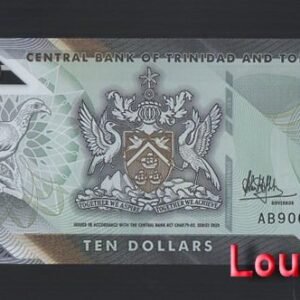 218-1 B218-TRINIDAD & TOBAGO-2020千里達&多巴哥塑膠鈔票-10(1048)