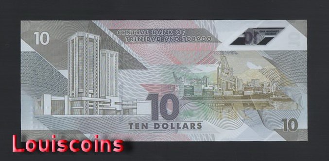 218-2 B218-TRINIDAD & TOBAGO-2020千里達&多巴哥塑膠鈔票-10(1048)