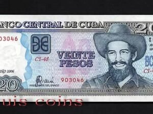 B220-CUBA--2006古巴紙幣20 Pesos（100）
