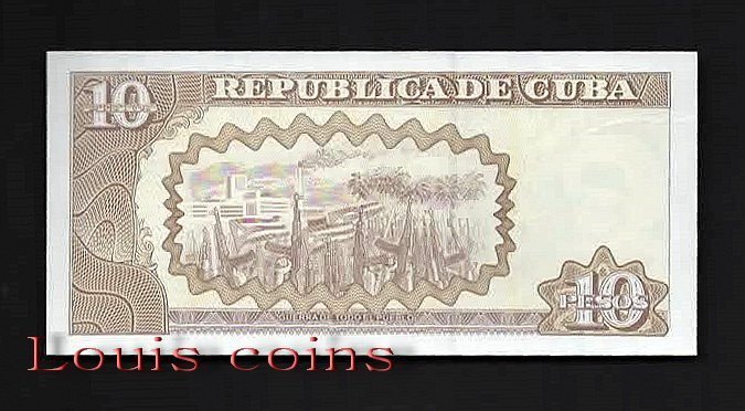 221-2 B221-CUBA--2005古巴紙幣10 Pesos(102)