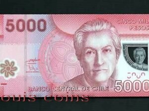 B225-CHILE--2009智利塑膠鈔票5.000 Pesos（116）