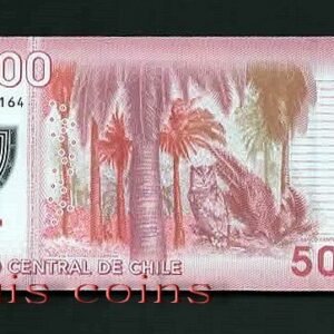 225-2 B225-CHILE--2009智利塑膠鈔票5.000 Pesos(116)