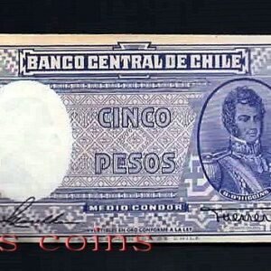 B226-CHILE--1932-1942智利紙幣5 Pesos(B)