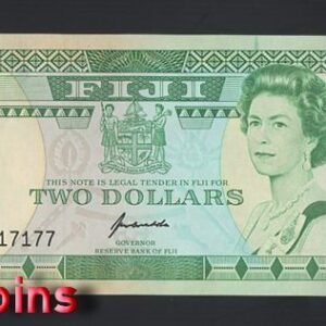 B229-FIJI-ND (1995)斐濟紙幣-2 Dollars(B)