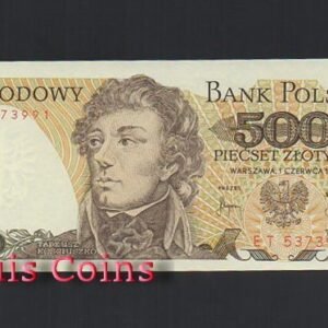 B234-POLAND--1982波蘭紙幣500 Złotych（1064）