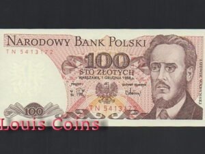 B236-POLAND--1975-1988波蘭紙幣100 Złotych（1106）