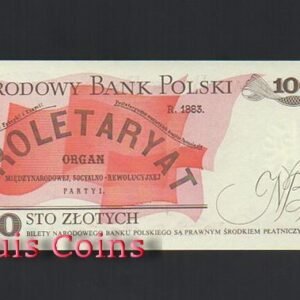 B236-POLAND--1975-1988波蘭紙幣100 Złotych（1106）