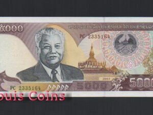 B238-LAOS--2003寮國紙幣5.000 Kip(689)