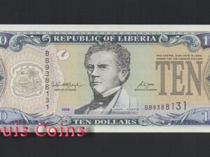 B239-LIBERIA--2009賴比瑞亞紙幣10 Dollars(288)