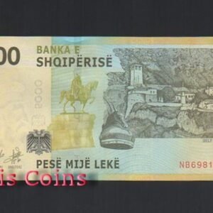 245-2 B245-ALBANIA--2017阿爾巴尼亞紙幣5.000 Leke(B)