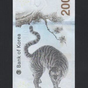 260-1 B259-KOREA (SOUTH)-2018南韓平昌冬奧紀念紙幣,2.000 Won含冊(T)