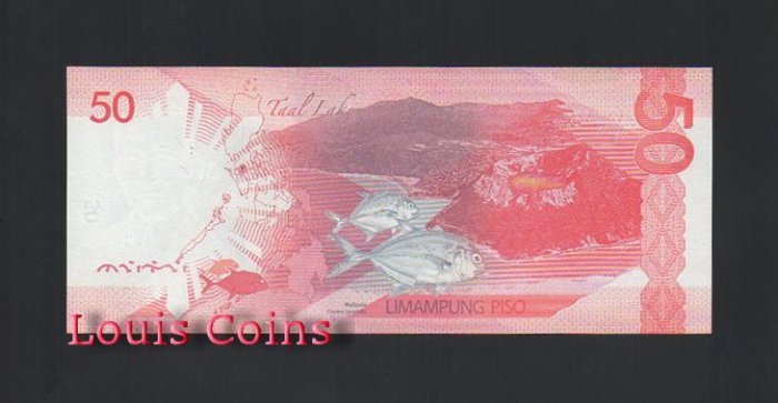 B261-PHILIPPINES--2010菲律賓紙幣50 Piso（419）