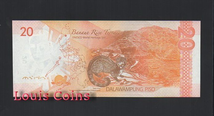 262-2 B262-PHILIPPINES--2010菲律賓紙幣20 Piso(417)