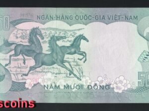 B265-VIETNAM (SOUTH)-ND (1972)越南(南越)紙幣-50 Ðồng(B)