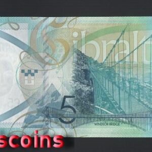 B270-GIBRALTAR-2020直布羅陀紙幣-5 Pounds Sterling（B）