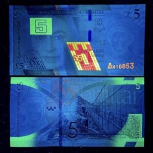 B270-GIBRALTAR-2020直布羅陀紙幣-5 Pounds Sterling（B）