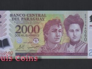 272-1 B272-PARAGUAY--2008~23巴拉圭塑膠鈔票2.000 Guaranies (640)