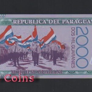 272-2 B272-PARAGUAY--2008~23巴拉圭塑膠鈔票2.000 Guaranies (640)