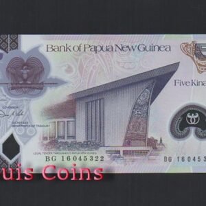 B279-PAPUA NEW GUINEA--2016巴布亞新幾內亞塑膠鈔票5 Kina(442)